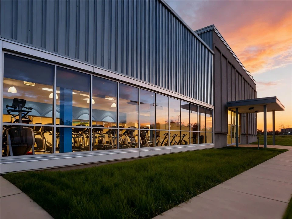 Edifício de aço para academia de ginástica